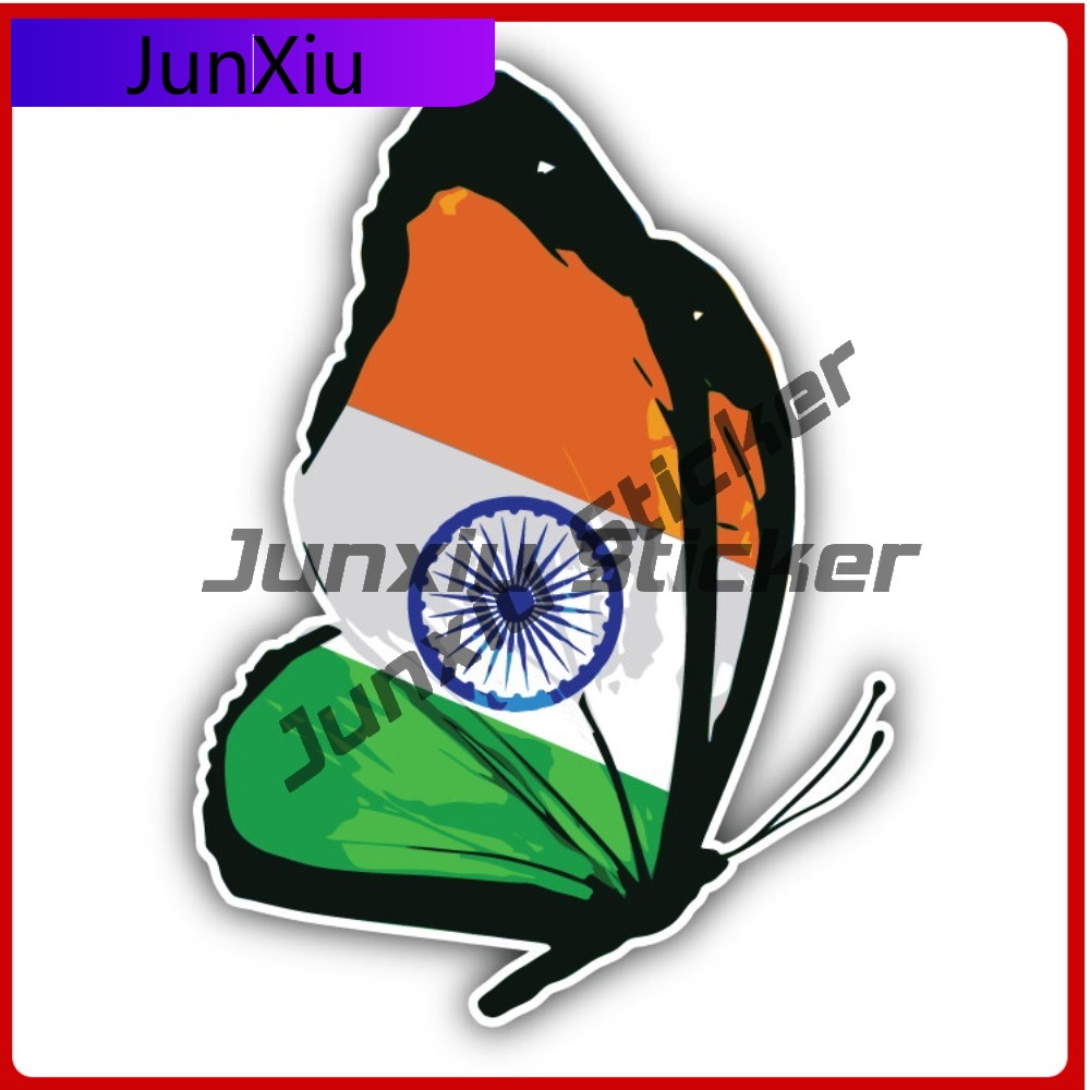 Laptop Accessories India - Adesivo per Finestrino con Bandiera Indiana