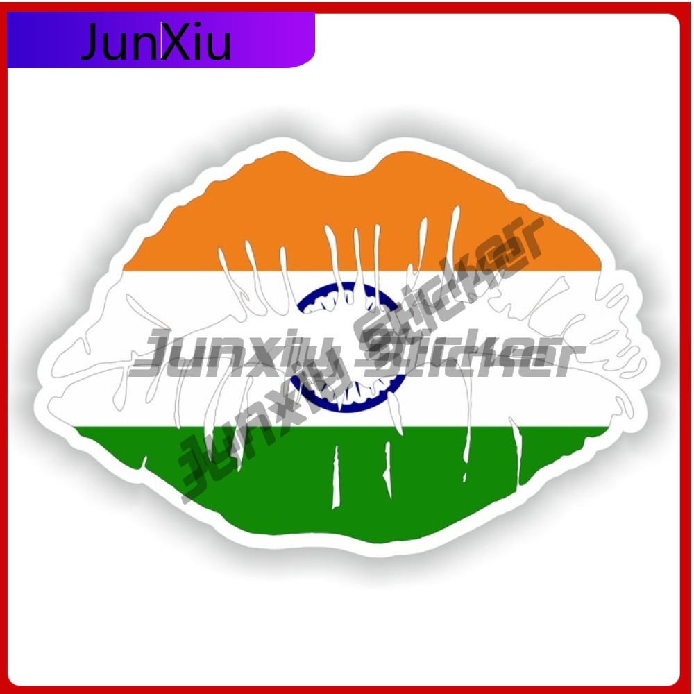 Laptop Accessories India - Adesivo divertente con emblema dell'India per