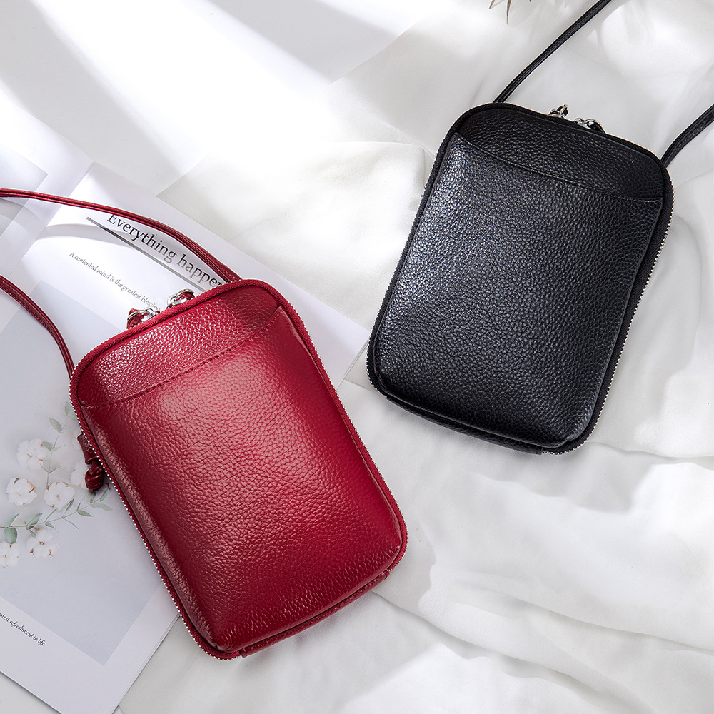 Laptop Accessories Women - Borsa a tracolla in vera pelle