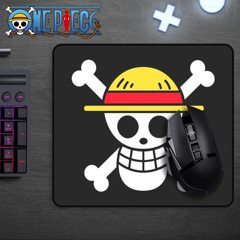 Laptop Accessories Table - Cartoon One Piece Rufy Skull Mouse
