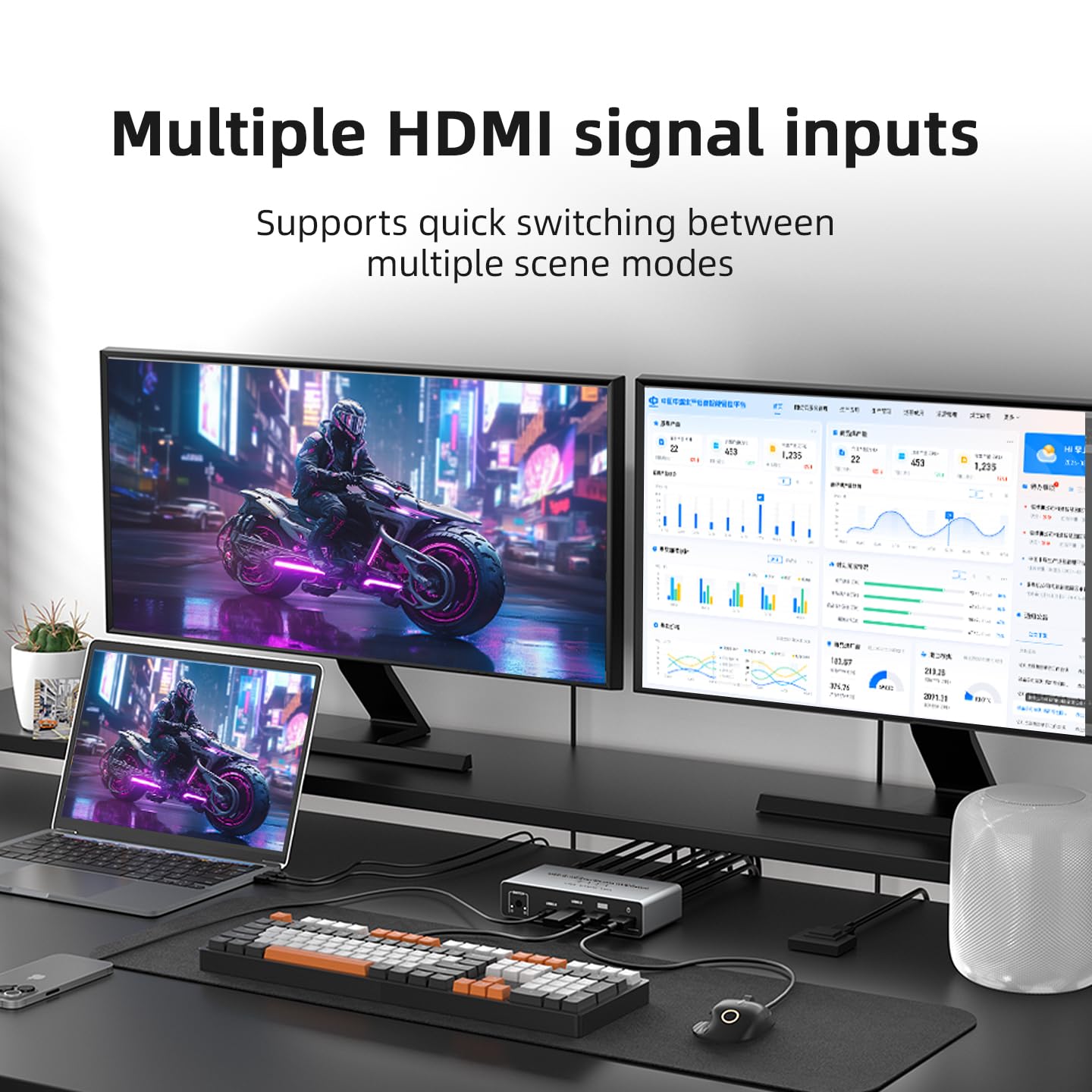Switch KVM USB C HDMI DP 2 mon - Laptop Accessories Women recensione e prezzo