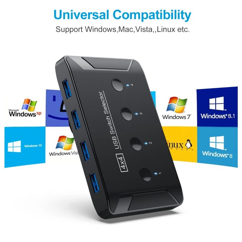 Switch KVM USB 3.0 4 Ingressi  - Laptop Accessories Women recensione e prezzo