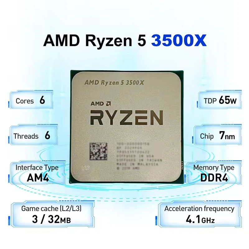 Processore AMD Ryzen 5 R5 3500 - Amd Cpu Ryzen 5 recensione e prezzo