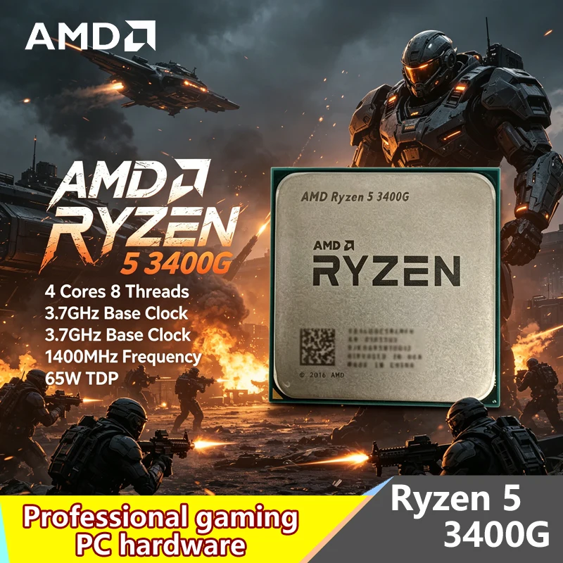 AMD Ryzen 5 3400G AM4 CPU Desk - Amd Cpu Ryzen 5 recensione e prezzo